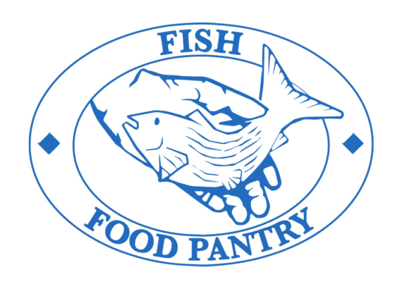 fish food pantry blue logo